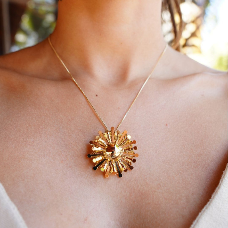 Conjunto Flores Dourado