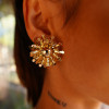 Conjunto Flores Dourado
